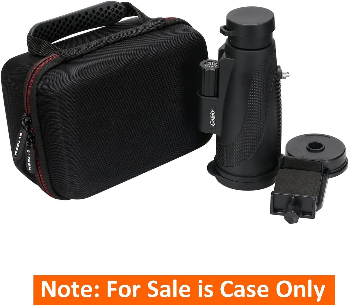 LTGEM Monocular Case Hard Carrying Case Compatible for Gosky 12X55 or Titan 12X50 or Pankoo 40X60 High Power Prism Monocular Telescope - Image 8