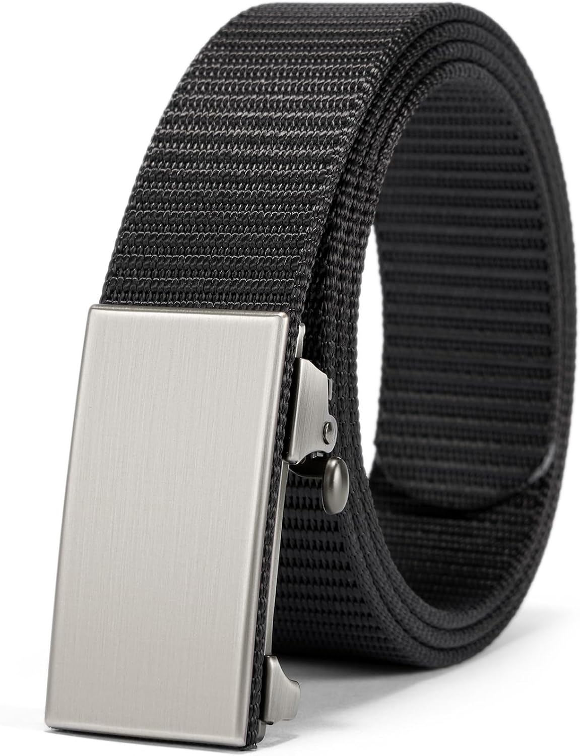 BOSTANTEN Ratchet Web Belt Men, Nylon Golf Adjustable Belt for Men Work Men's Belt with Casual Pants - Image 2
