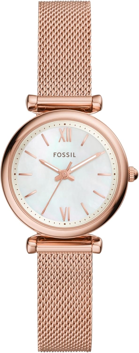 Fossil Women's Carlie Quartz Stainless Steel Three-Hand Watch - Image 2
