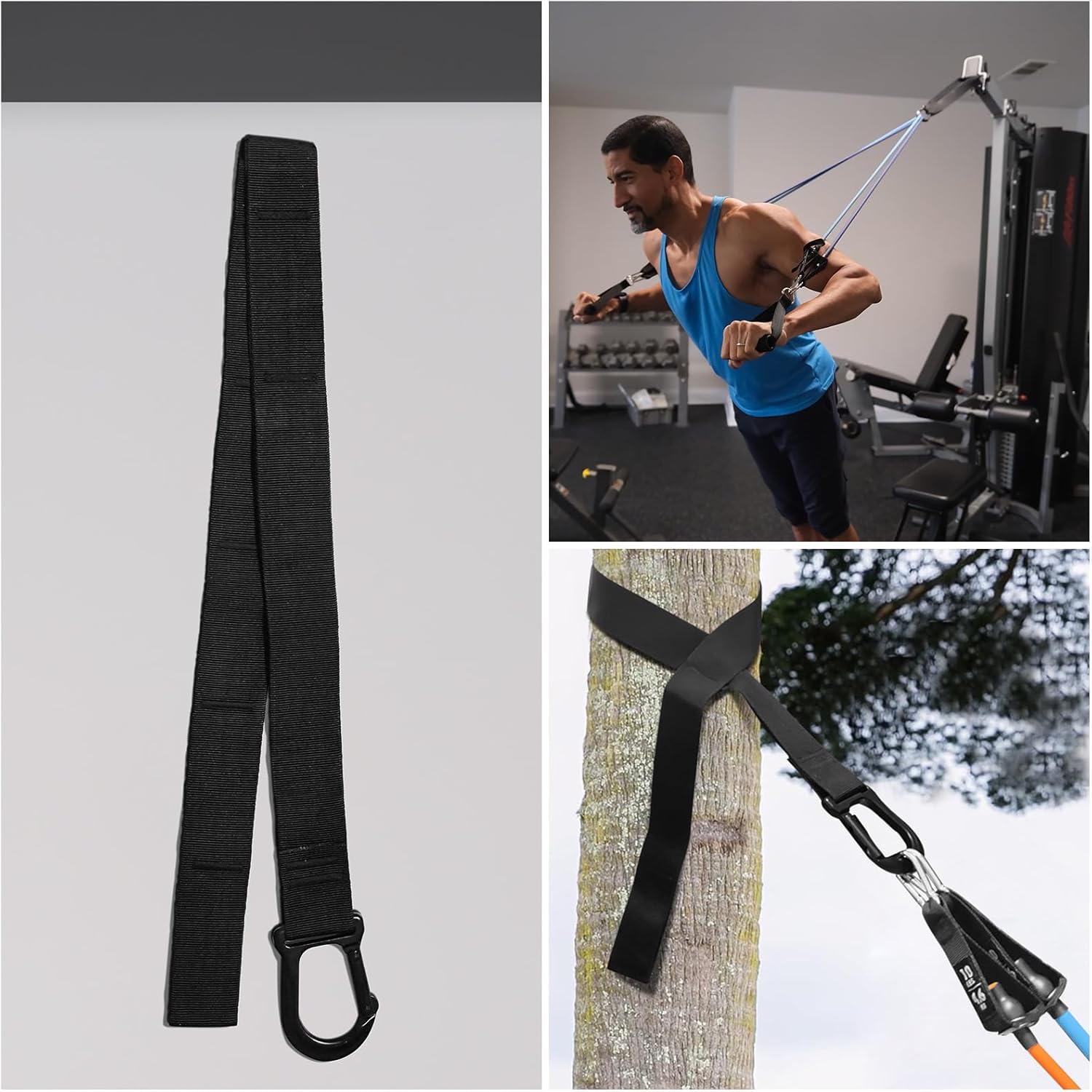 Resistance Bands Set with Separate Outdoor Anchor, KAKICLAY Exercise Bands for Indoor and Ourdoor Use, Versatile Resistance Bands for Men and Women - Image 4