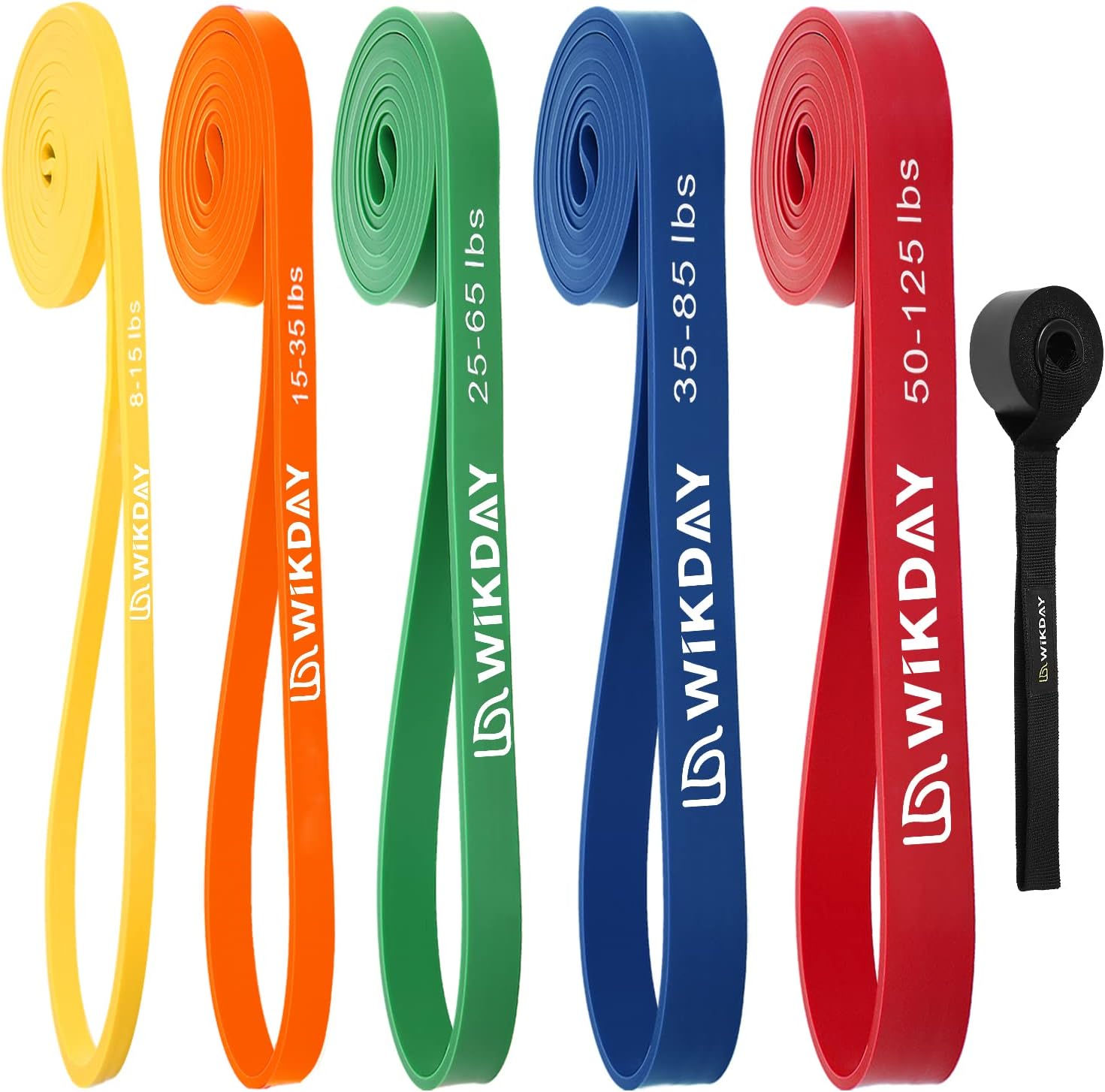 Resistance Bands, Pull Up Bands, Workout Bands for Exercise, Thick Heavy Resistance Band Set with Door Anchor, Elastic Bands for Body Stretching, Crossfit Training at Home/Gym Men & Women Women - Image 2