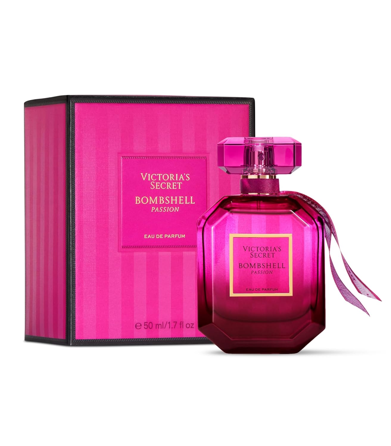 Victoria's Secret Bombshell Passion Eau de Parfum, Notes of Sparkling Cassis, Queen Peony & Fuchsia Rose, Perfumes for Women (1.7 oz) - Image 2