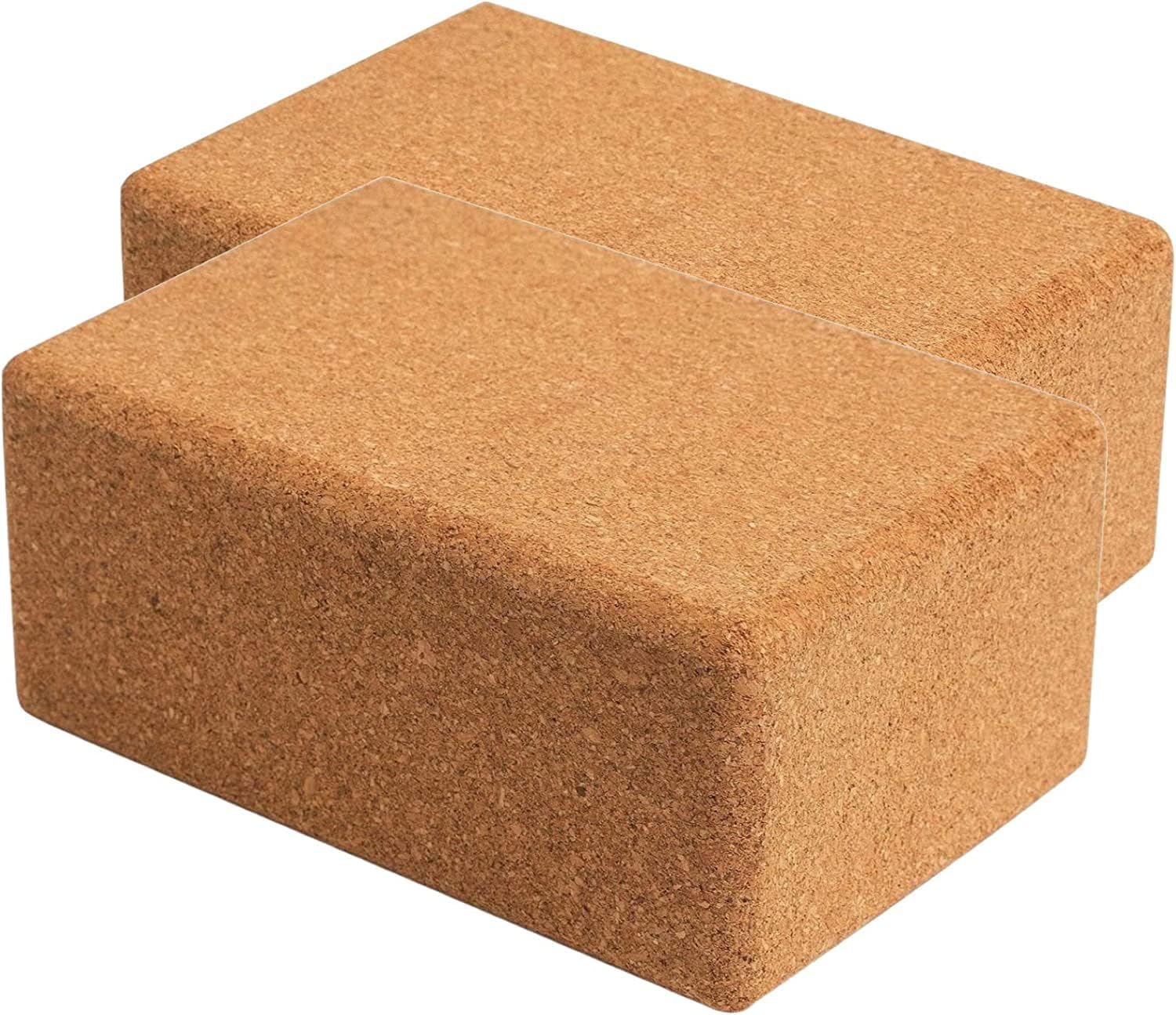 Cork Yoga Blocks 2 Pack Set -Natural Cork from Portugal, 9"x6"x4" Yoga Blocks Non-Slip&Anti-Tilt for Women| Men, Lightweight, Odor-Resistant| Moisture-Proof, Perfect Yoga Equipment - Image 8