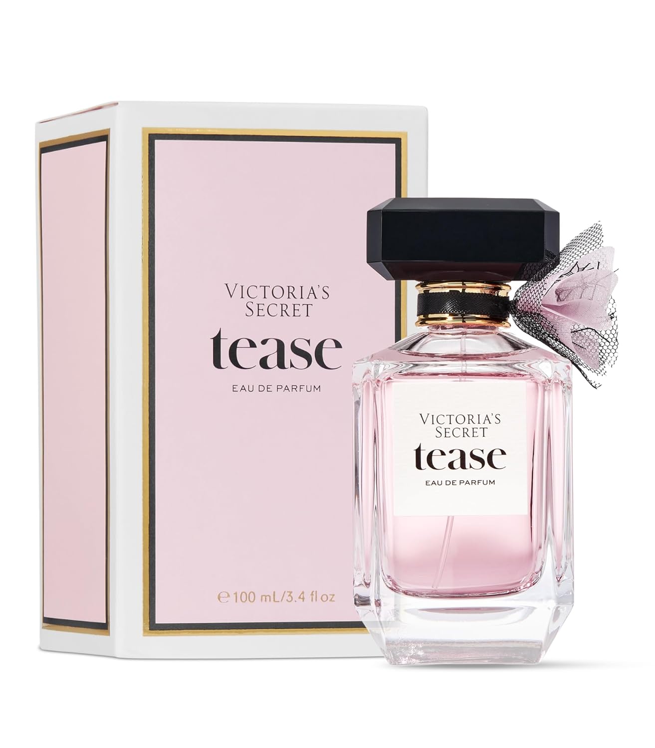 Victoria's Secret Tease Eau de Parfum, Notes of White Gardenia, Anjou Pear & Black Vanilla, Perfumes for Women (3.4 oz) - Image 2