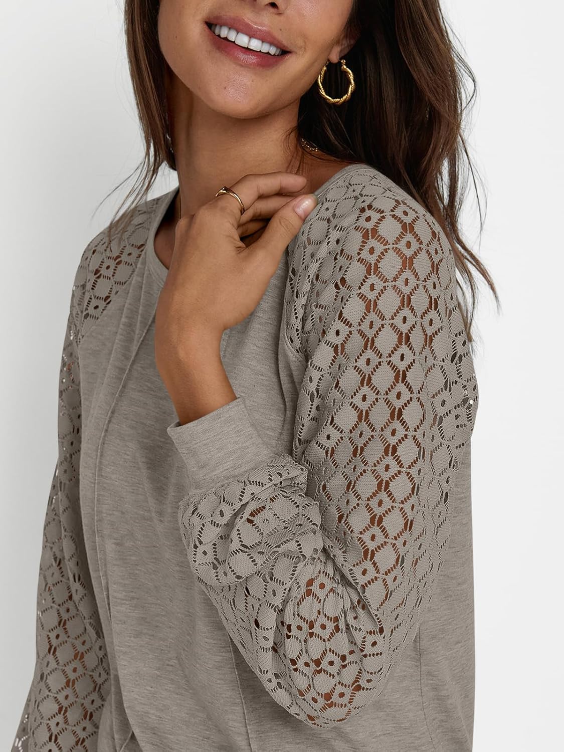 AUTOMET Womens Long Sleeve Shirts Casual Tops Dressy Outfits Fall Fashion Blouses Lace Clothes Y2k - Image 6