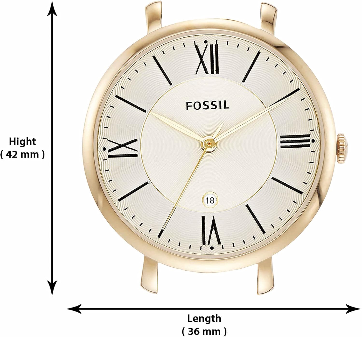 Fossil Women's Jacqueline Quartz Stainless Steel Three-Hand Watch - Image 6
