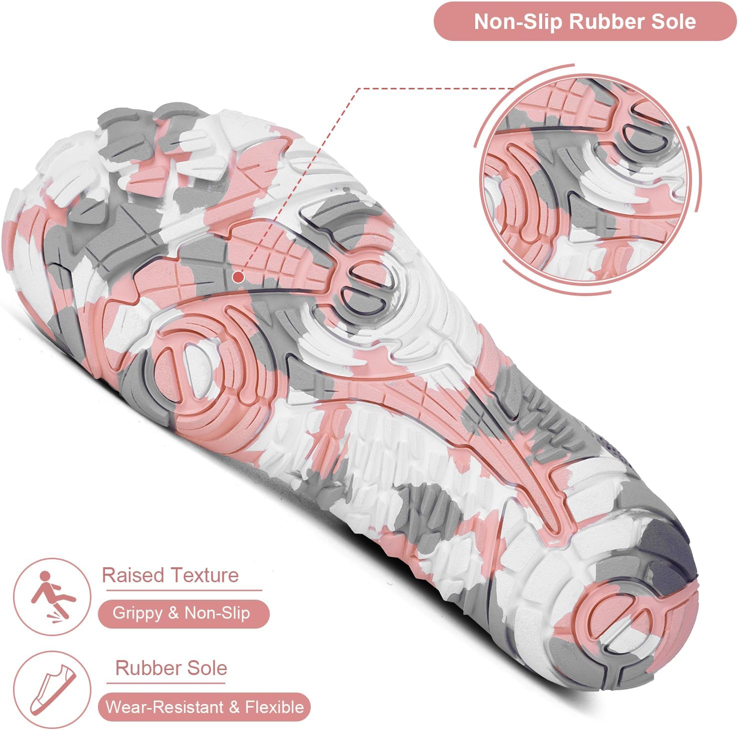 Hike Barefoot Shoes Women Men Non-Slip Healthy Barefoot Shoes Womens Mens Breathable Fashion Trail Rnning Hiking Shoe Womens Mens Wide Toe Zero Drop Shoe - Image 7