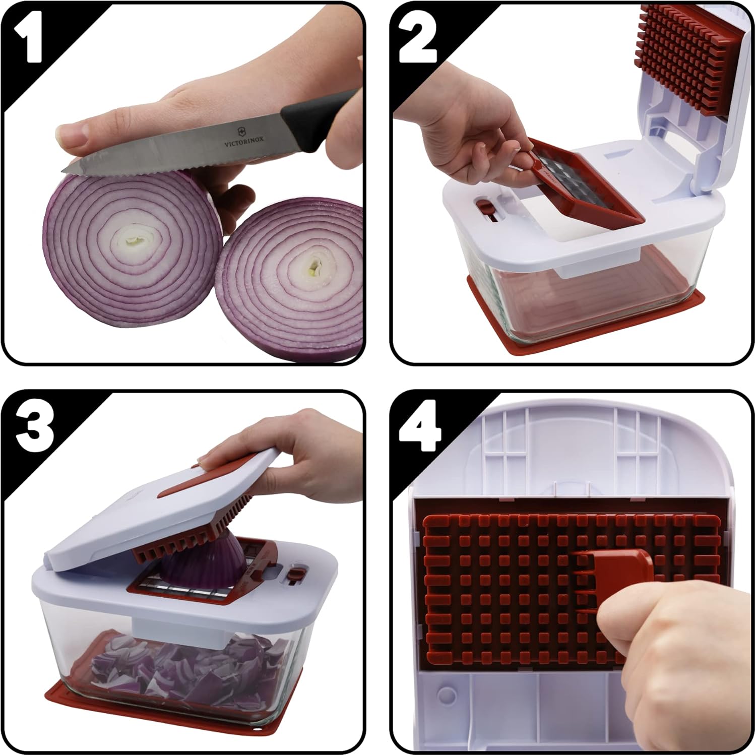 Valore Vegetable Chopper XL Glass Set TF1126D - Image 6