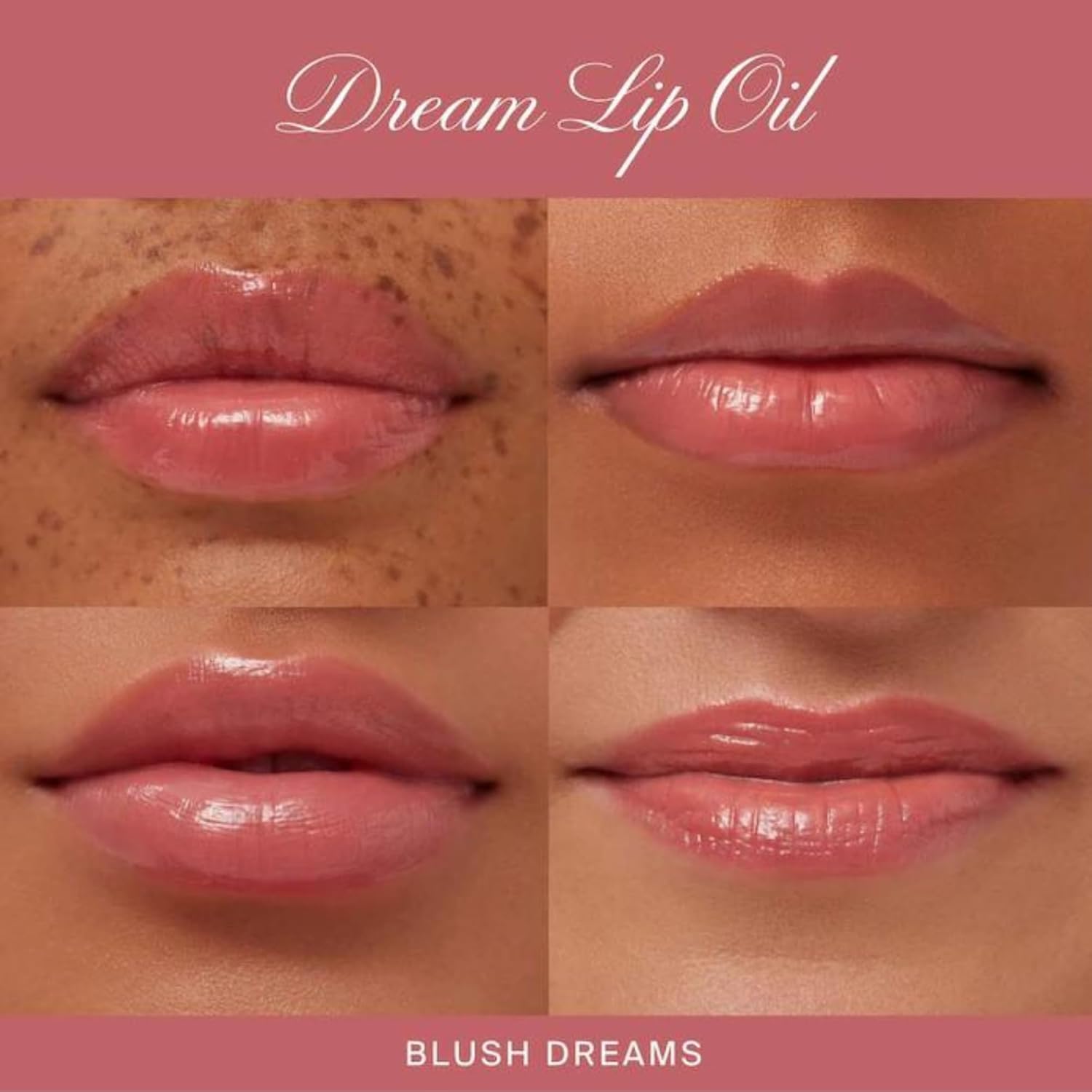 Summer Fridays Dream Lip Oil - Tinted Lip Oil with Moisturizing Sheer Coverage, High-Shine and Deep Hydration - Non-Sticky Formula for Long-Lasting Softness - Blush Dreams (0.15 Oz) - Image 5