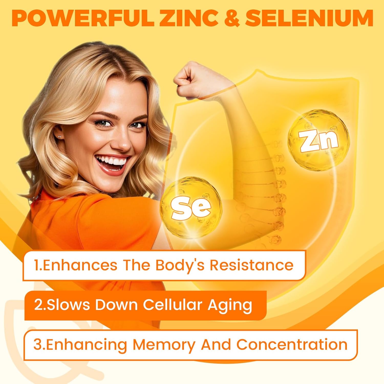 ZEBORA Vitamin D3 K2 with Zinc and Selenium - 5000 IU of Vitamin D3, 100 Mcg MK7 Vitamin K2 for Maximum Absorption, Supports Bones, Teeth & Immune Healt, 120 Capsules - Image 5