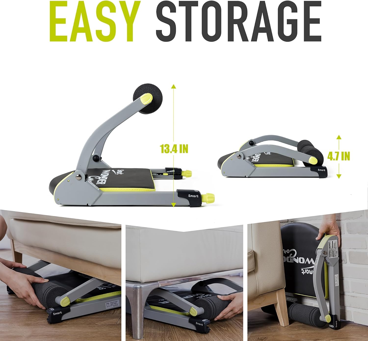 WONDER CORE SMART, Ab Machine, Ab Workout Equipment, Sit Up Machine & Exercise Equipment, Ab Crunch Machine for Stomach Workout, Ab Core Trainer Abdominal Machine for Home Gym - Image 6