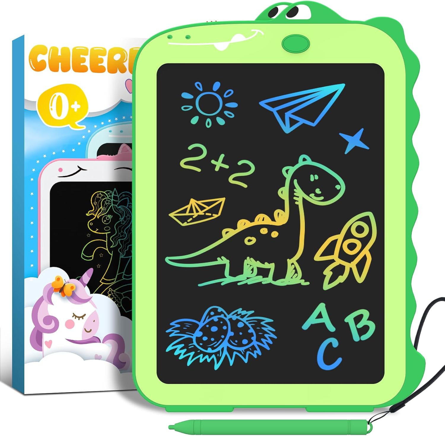 Easter Gifts for Kids LCD Writing Tablet for Kids Toys 8.5" Toddler Toys Learning Drawing Board Dinosaur Toys for 3 4 5 6 7 Year Old Boys Girls Birthday Gifts Idea Light Doodle Pad - Image 2