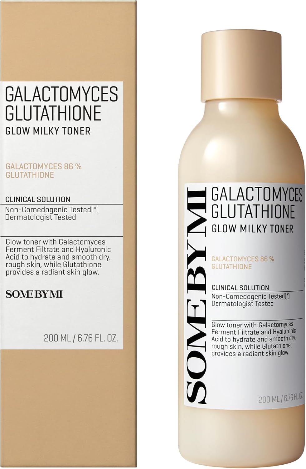 SOME BY MI Galactomyces Glutathione Glow Milky Toner - 6.76Oz, 200ml - Hydrating & Brightening Korean Milky and Rice Toner with Glutathione & Vitamin C for Smooth, Radiant Skin - Korean Skin Care - Image 10