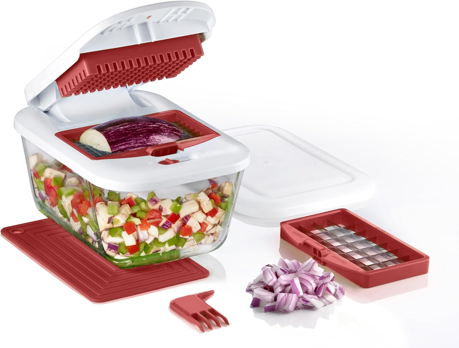 Valore Vegetable Chopper XL Glass Set TF1126D - Image 2
