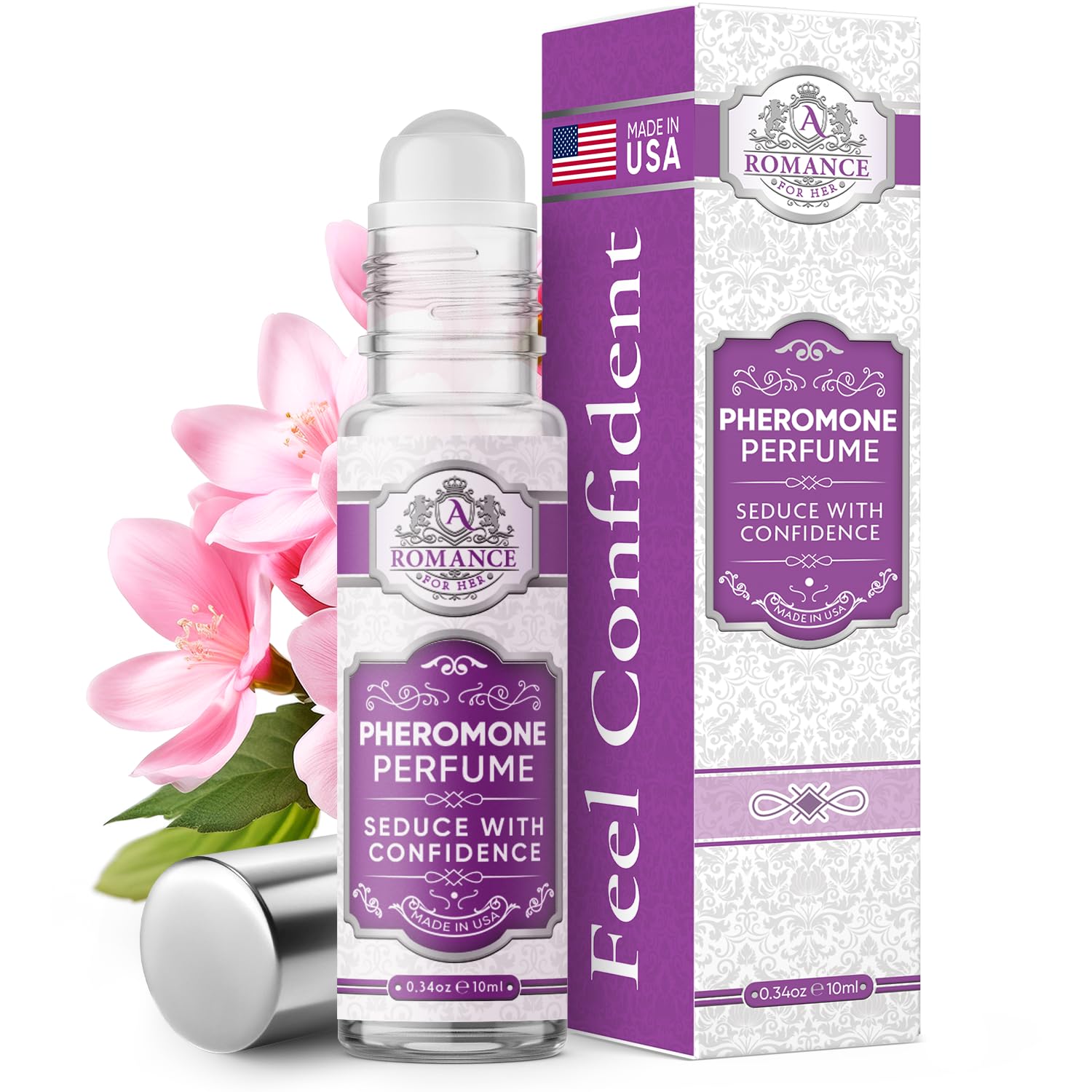 Long Lasting Pheromones Perfumes for Women – Enhanced Scents Pheromone Perfume for Her – Oil Roll-On Perfume – Subtle, Alluring Cologne for Women – 0.34 oz (10 mL) - Image 2