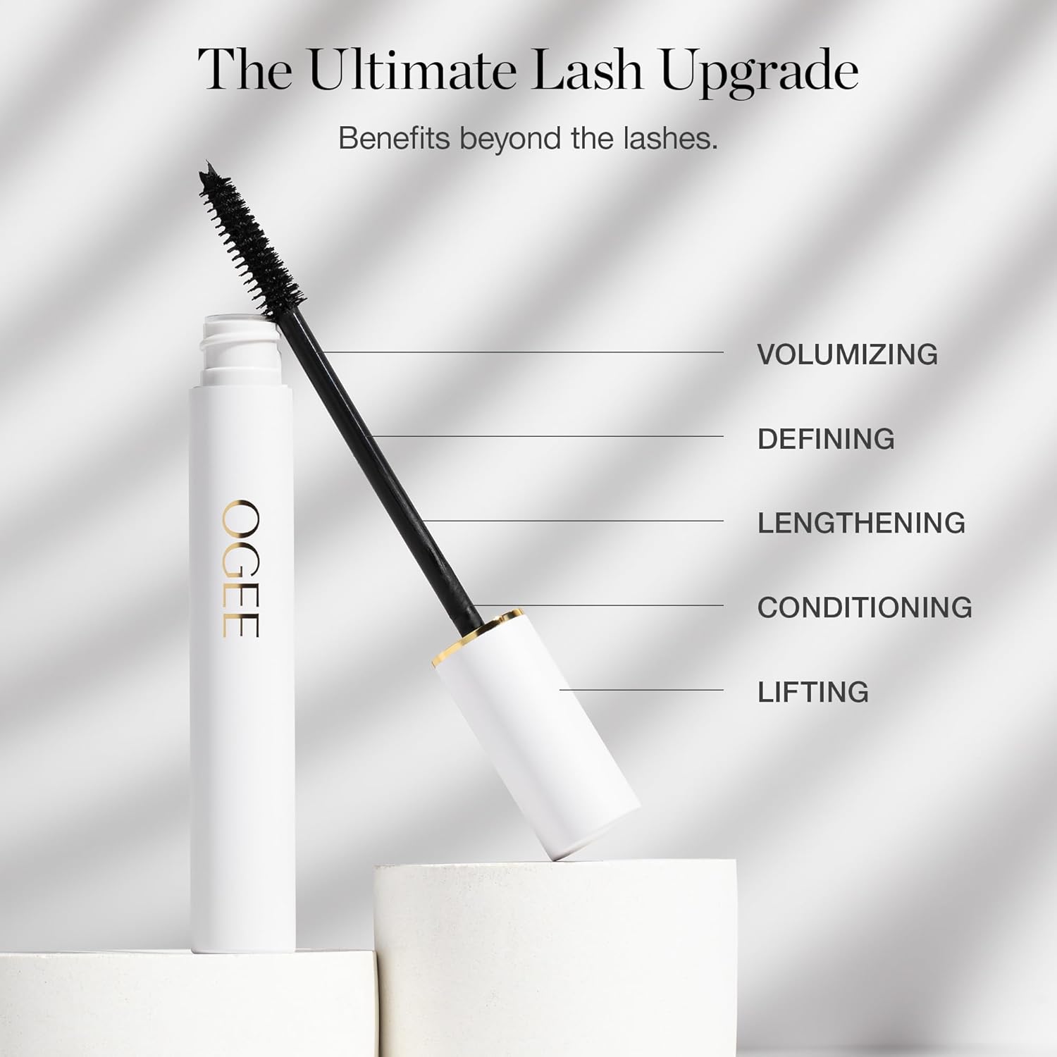 Ogee Beyond Clean Volumizing Mascara - Certified Organic Black Mascara for Volume and Length - Lengthening Mascara for Sensitive Eyes - Image 4