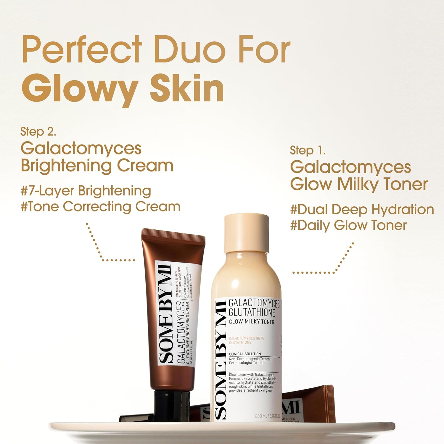 SOME BY MI Galactomyces Glutathione Glow Milky Toner - 6.76Oz, 200ml - Hydrating & Brightening Korean Milky and Rice Toner with Glutathione & Vitamin C for Smooth, Radiant Skin - Korean Skin Care - Image 8