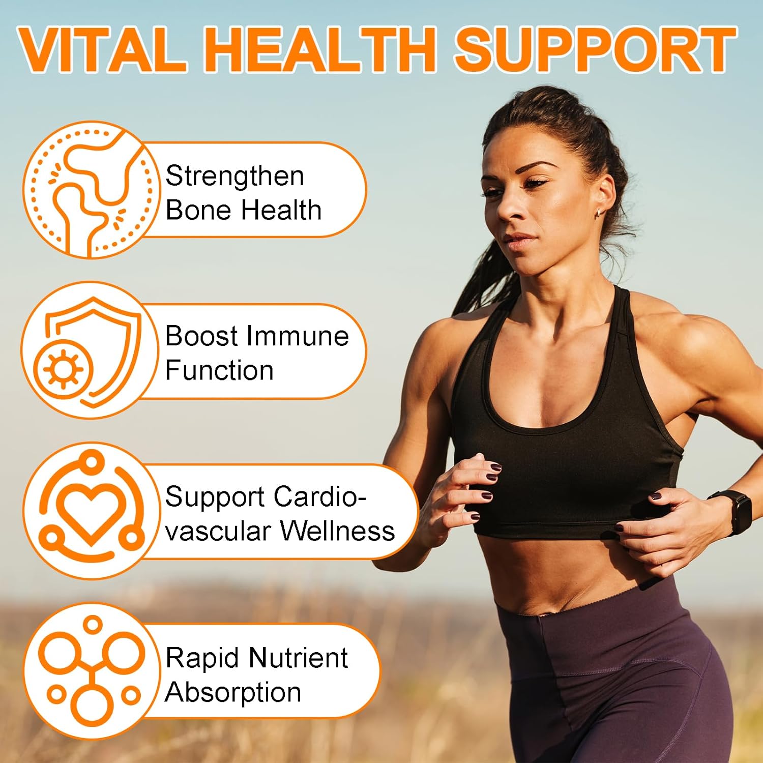 Vitamin D3 5000 IU & K2 (MK-7) 120 mcg 60ml Drops with MCT Oil Omega 3, Liquid Vitamin D3 & K2 Supplements - 2 Months Supply -Supports Bones, Teeth, Mood & Immune System, Calcium Absorption - Image 9