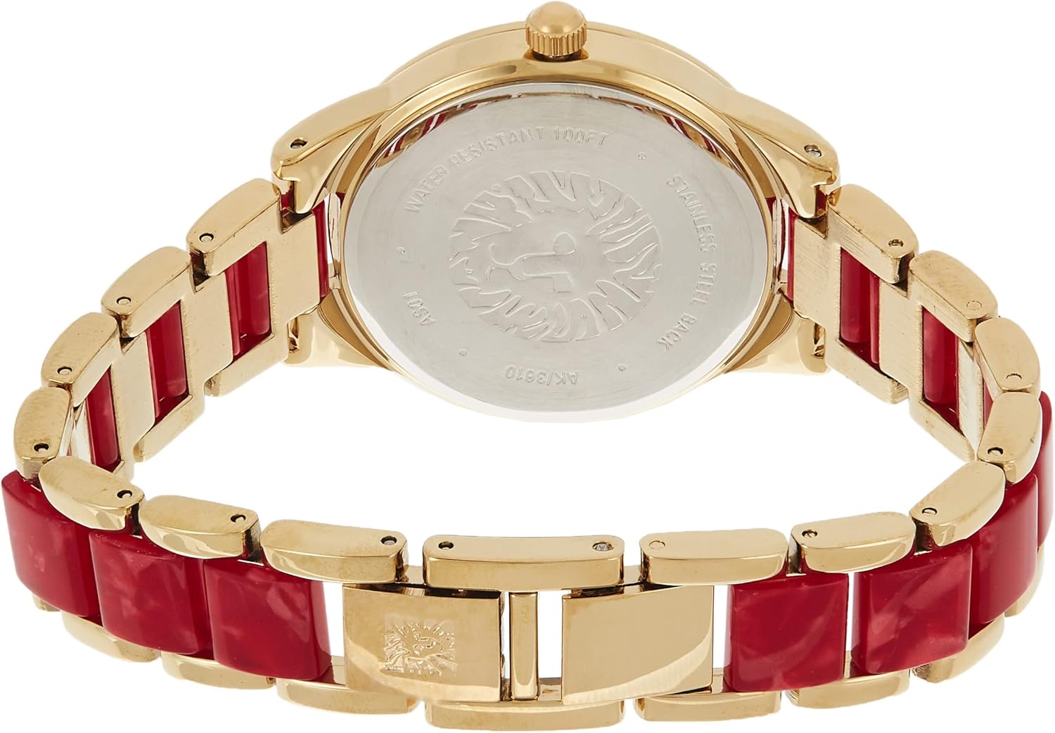Anne Klein Considered Women's Solar Powered Premium Crystal Accented Resin Bracelet Watch, AK/3610 - Image 3