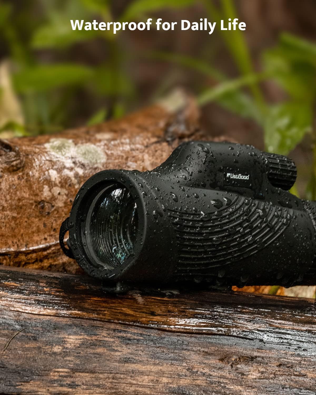 Monocular Telescope, 10x42 Monoculars for Adults, Usogood Compact Portable Waterproof Monocular with Hand Strap, Lightweight Handheld Pocket Telescope for Bird Watching - Image 8
