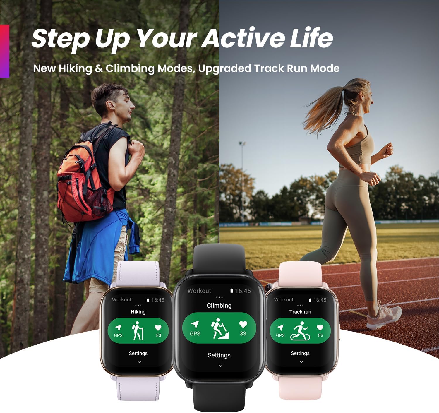 Amazfit Active Smart Watch 42mm, AI Fitness Tracker & Sleep Coach, GPS, Amazon Alexa Built-In, Bluetooth, 14-Day Battery, 120+ Sports Modes, Android & iPhone, Black - Image 11