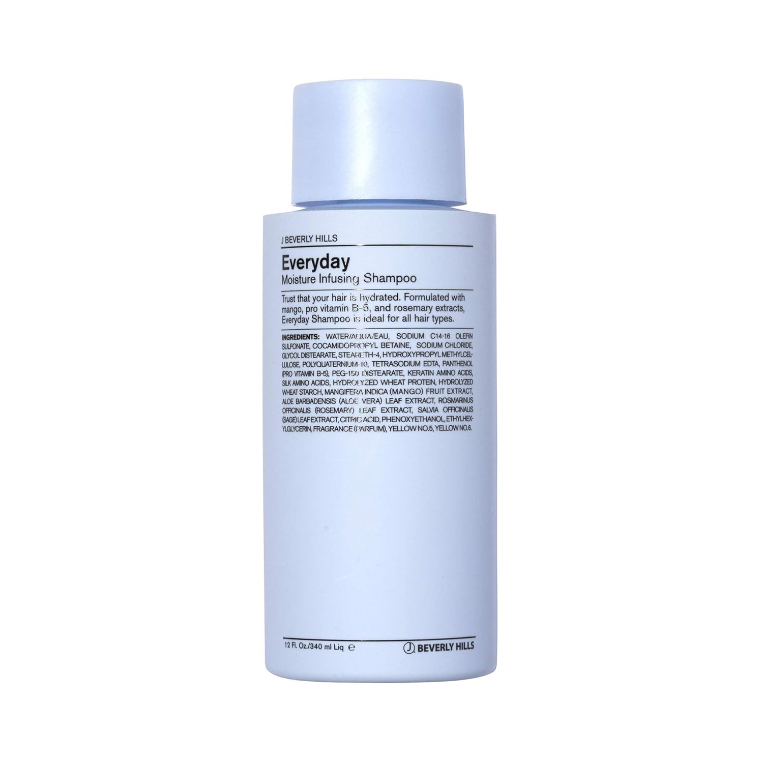J Beverly Hills Blue Everyday Moisturizing Shampoo with Eucalyptus Oil for Hair Growth, (3 Oz, 12 Oz, 32 Oz) - Image 2