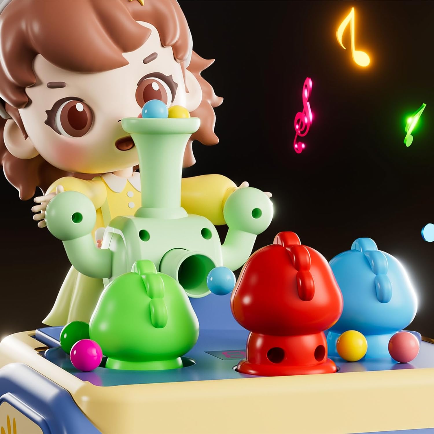 Dinosaur Toys Pinball Machine,Arcade Machine Shooting Games Boy Toys for Kids Marbles for Kids Miniature Pinball Machine Great Christmas Birthday Gift Age 6 7 8 9 - Image 3