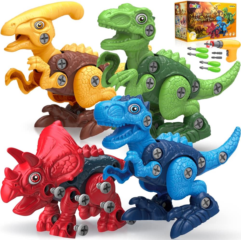 BAODLON Dinosaur Toys for 3-7 Year Olds - Building Dinosaurs with Electric Drill - Educational STEM Construction Toy - Christmas & Birthday Gift - Image 10