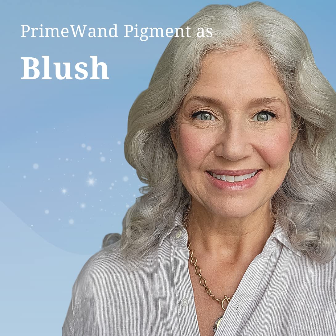 PrimeWand Pigment – Stunning & Natural Pro-Age Makeup Stick – Contour and Blush Beauty Stick for Mature Women – Blush, Lipstick & Contour in One (Pigment) - Image 4