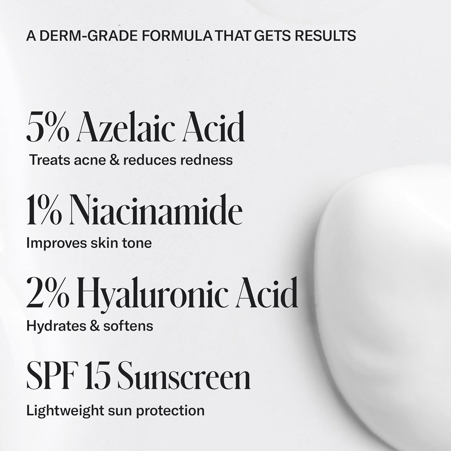 Geologie Clear Skin Face Cream | Clear System Daily Moisturizer with SPF15 for Acne-Prone Skin | Azelaic Acid, Niacinamide & Hyaluronic Acid | Lightweight & Oil Free | 60 ML - Image 5
