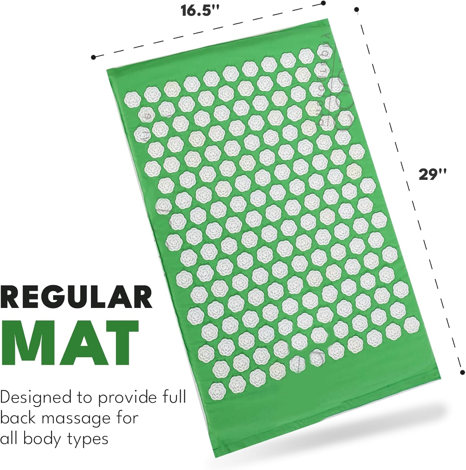PAALCO Acupressure Mat - Acupuncture Mat with 2 Pillows Massage Mat Set for Pain Relief Relieving Back and Neck Pain Acupressure Tool - Image 6