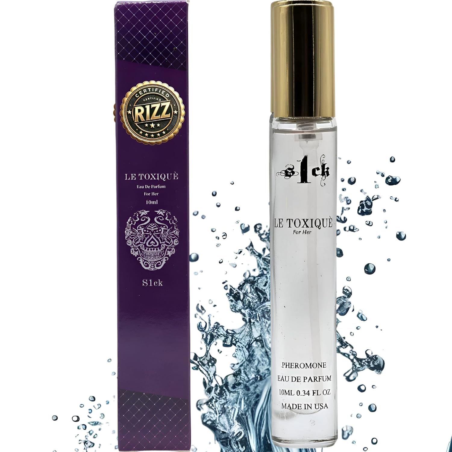 Le Toxique Pheromone-Infused Perfume for Women Raw Pheromones Attraction & Confidence USA-Made Bold Strength Scent for Her - Image 2