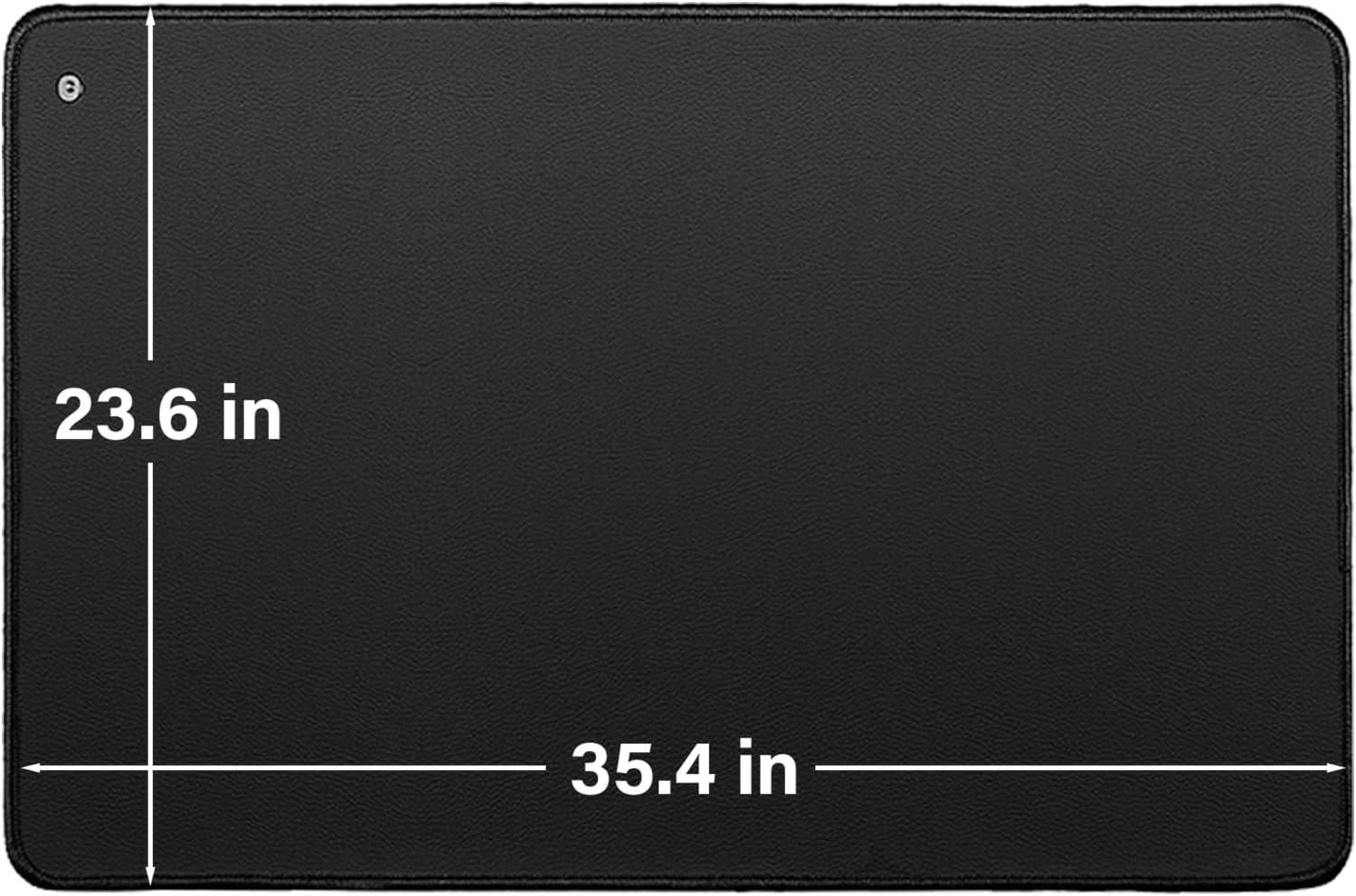 Grounding Mat, 35.4" x 23.6", Large, Soft, Leather, Spot Clean Only, Grounding - Image 4