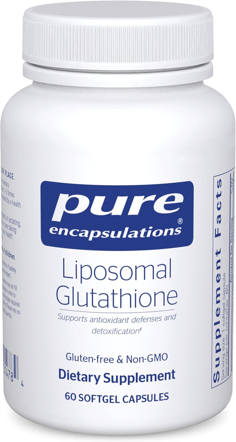 Pure Encapsulations Liposomal Glutathione - Immune Support & Liver Detox* - Antioxidant Protection - with Setria Glutathione - Non-GMO - 60 Softgel Capsules - Image 2