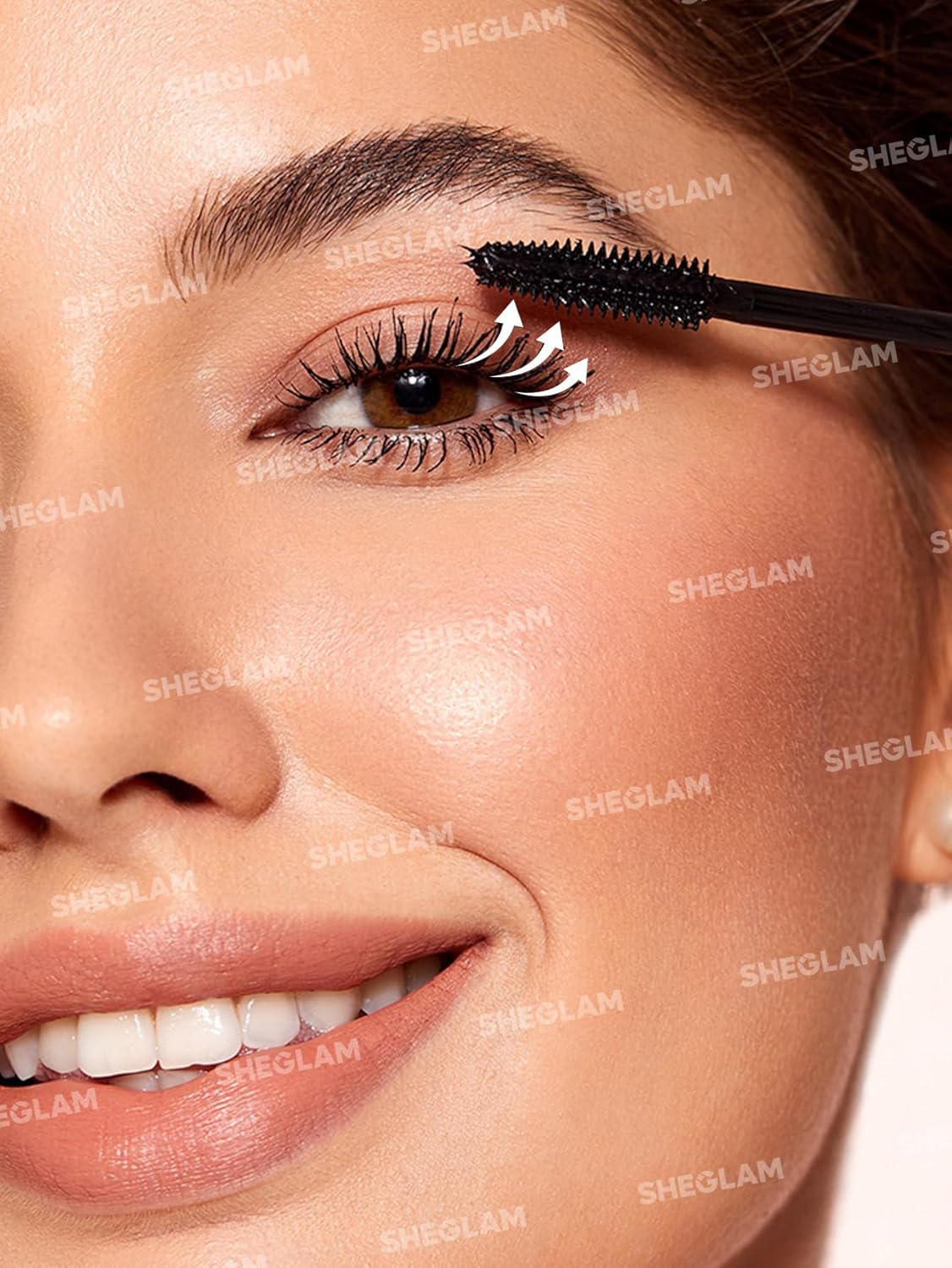 SHEGLAM Flutter Wink Volumizing Mascara Lash Extensions Tubing Mascara Length and Lift-Black - Image 4