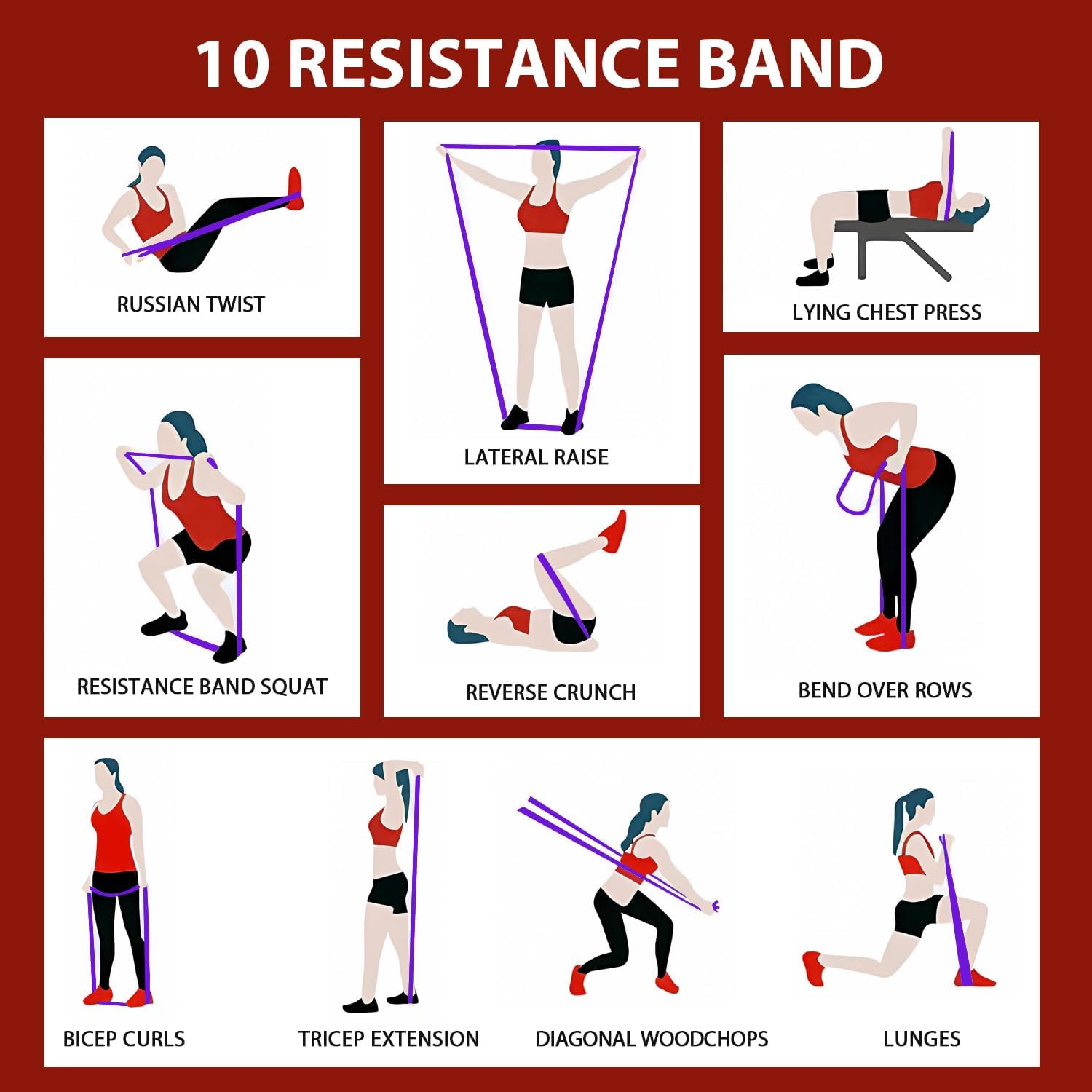 LEEKEY Resistance Bands Set - Pull Up Assist Bands for Men and Women Fitness Training, Physical Therapy, Home Workouts - Image 7