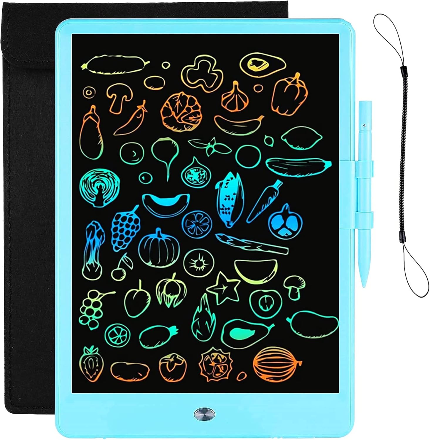 LCD Writing Tablet Drawing Tablets for Kids 10Inch with Protect Bag,LEYAOYAO Colorful Screen Drawing Board Doodle Scribbler Pad Learning Educational Toy - Gift for 3-6 Years Old Boy Girl (Blue) - Image 2
