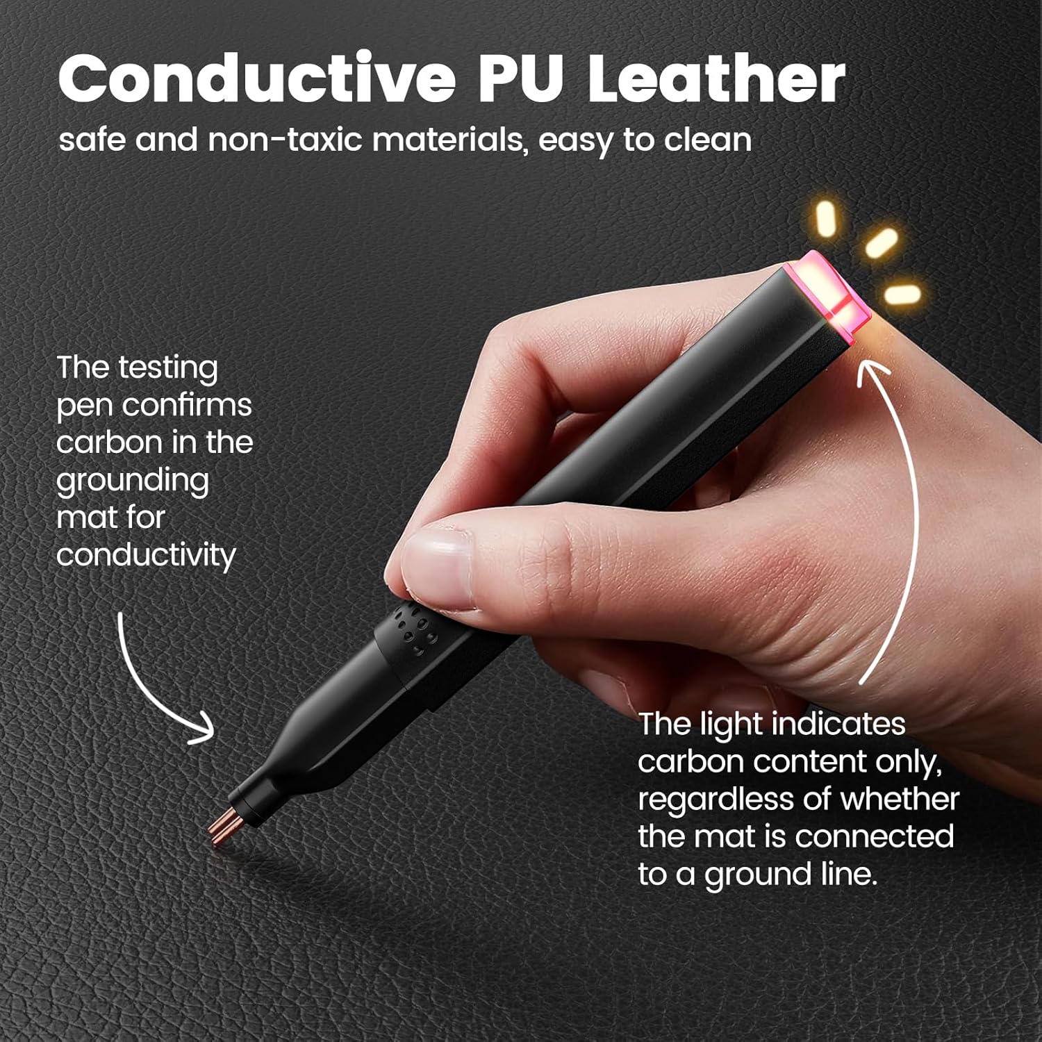 Grounding Mat for Sleep, Energy, Pain Relief, Inflammation, Balance, Wellness. Earth Connected Therapy. Indoor Grounding at Home, Office, Work. 15 Foot Cord Included. Conductive Carbon - Image 10
