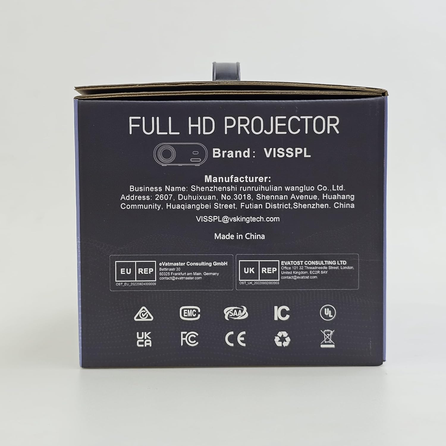 Mini Projector with WiFi and Bluetooth, VISSPL Full HD 1080P Projector, Portable Outdoor Projector with Tripod, Home Theater Movie Phone Projector Compatible with Android/iOS/Windows/TV Stick/HDMI/USB - Image 10