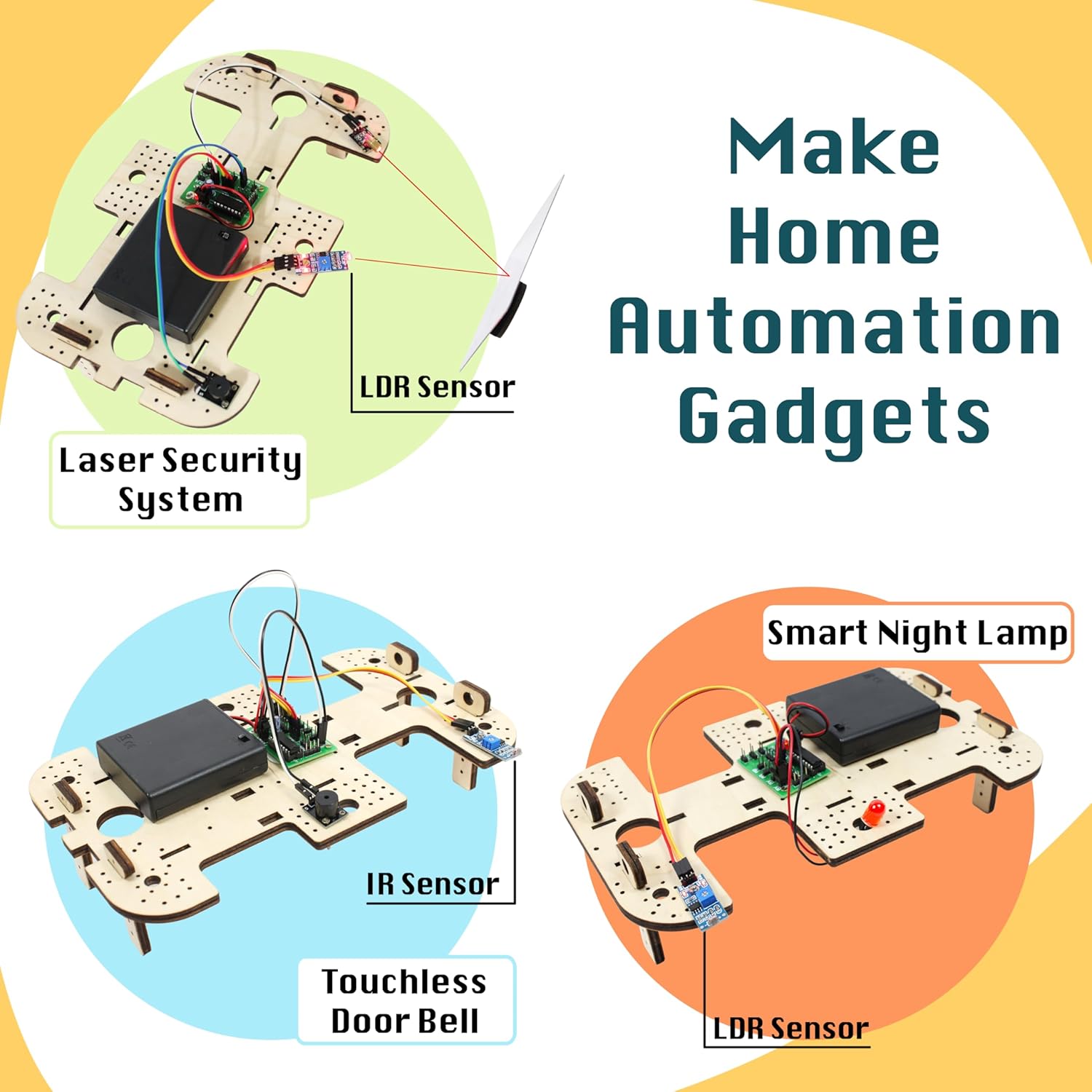 Butterfly Edufields 10in1 STEM Robotics Kit for Kids 8-12-14, Robot Kit for 8-10, Electronics for Kids 8-12, Engineering Kits for Kids Age 8-12, Science Kits for Kids Age 12-14, Circuit Board for Kids - Image 6