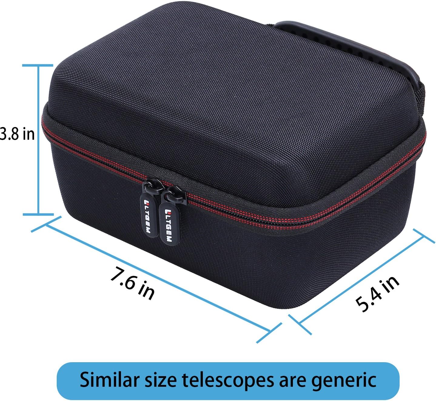 LTGEM Monocular Case Hard Carrying Case Compatible for Gosky 12X55 or Titan 12X50 or Pankoo 40X60 High Power Prism Monocular Telescope - Image 4