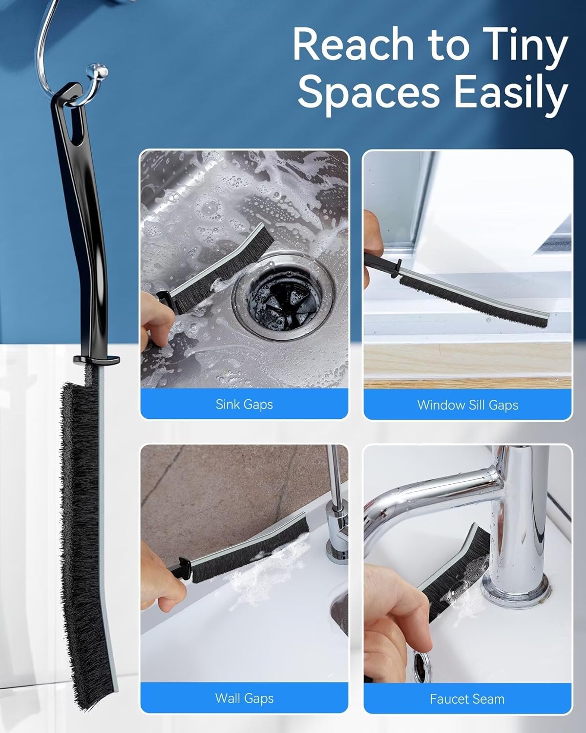 Electric Spin Scrubber: Crodless Power Spin Scrubber with Long Handle and Dual Speeds for Cleaning Bathroom Tub Tile Floor Include Cleaning Brush - Image 8
