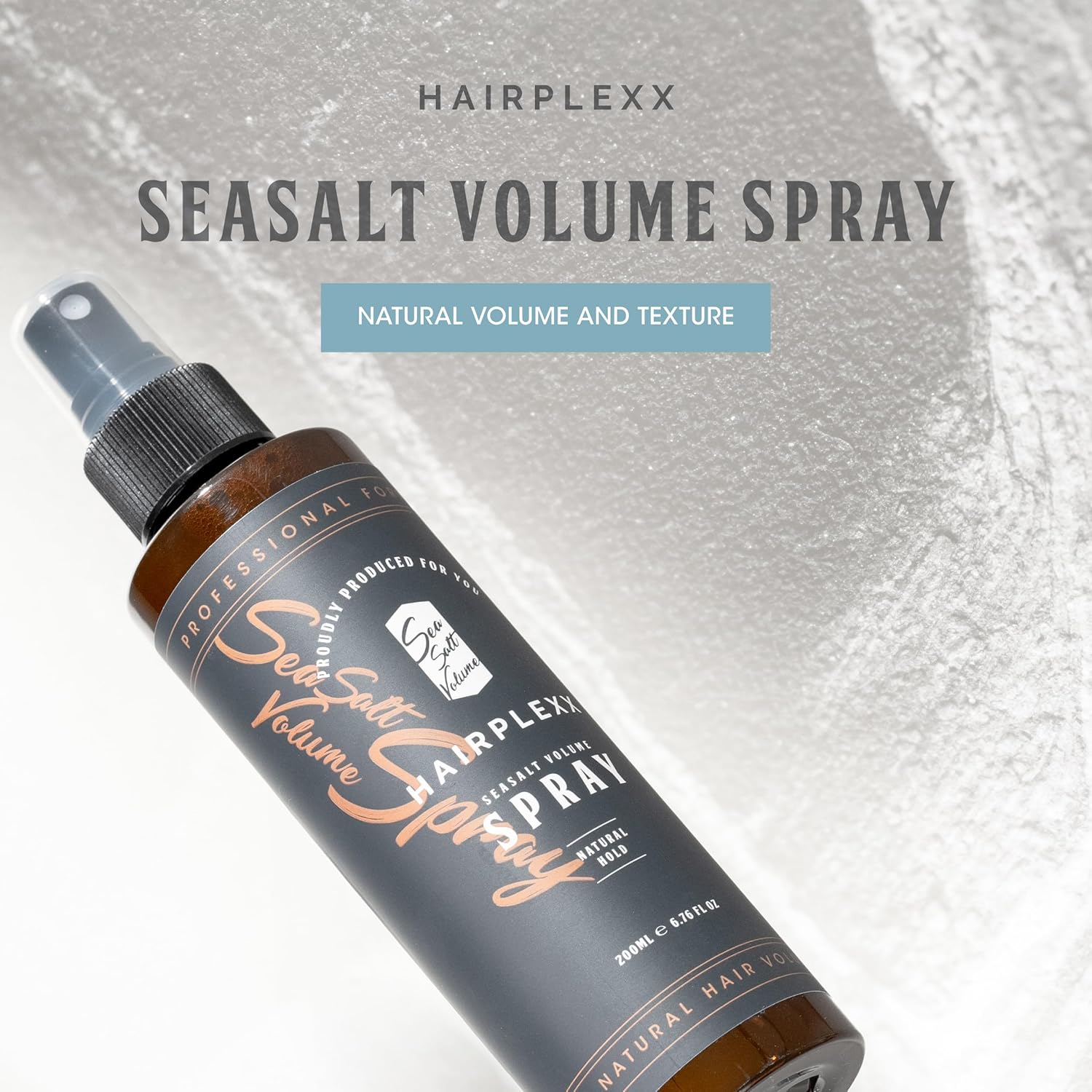 Sea Salt Volume Hair Spray for both Men and Women, Natural Thick and Volumizing Hair Look with Matte Finish and Natural Hold, Paraben Free - 6.76 Fl Oz (Pack of 1) - Image 8