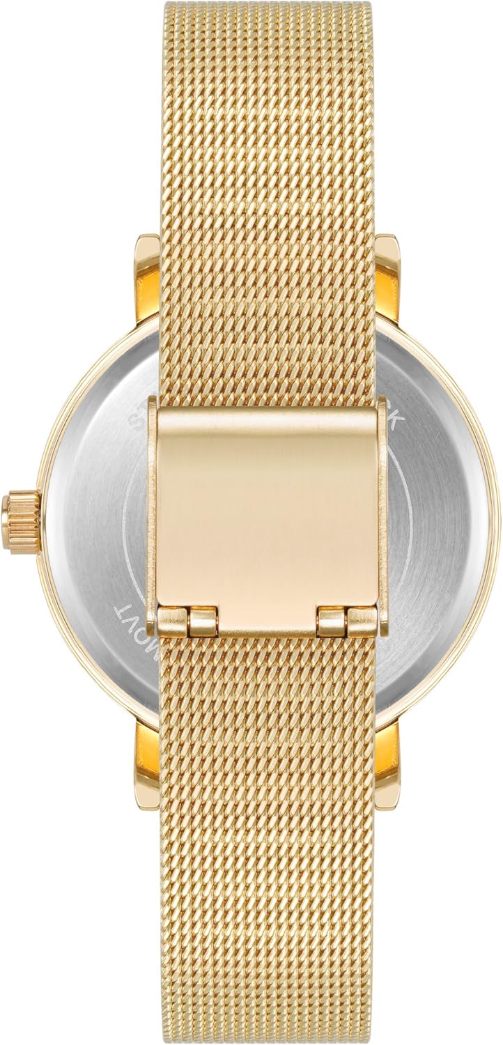 Anne Klein Women's Genuine Diamond Dial Mesh Bracelet Watch, AK/5078 - Image 4