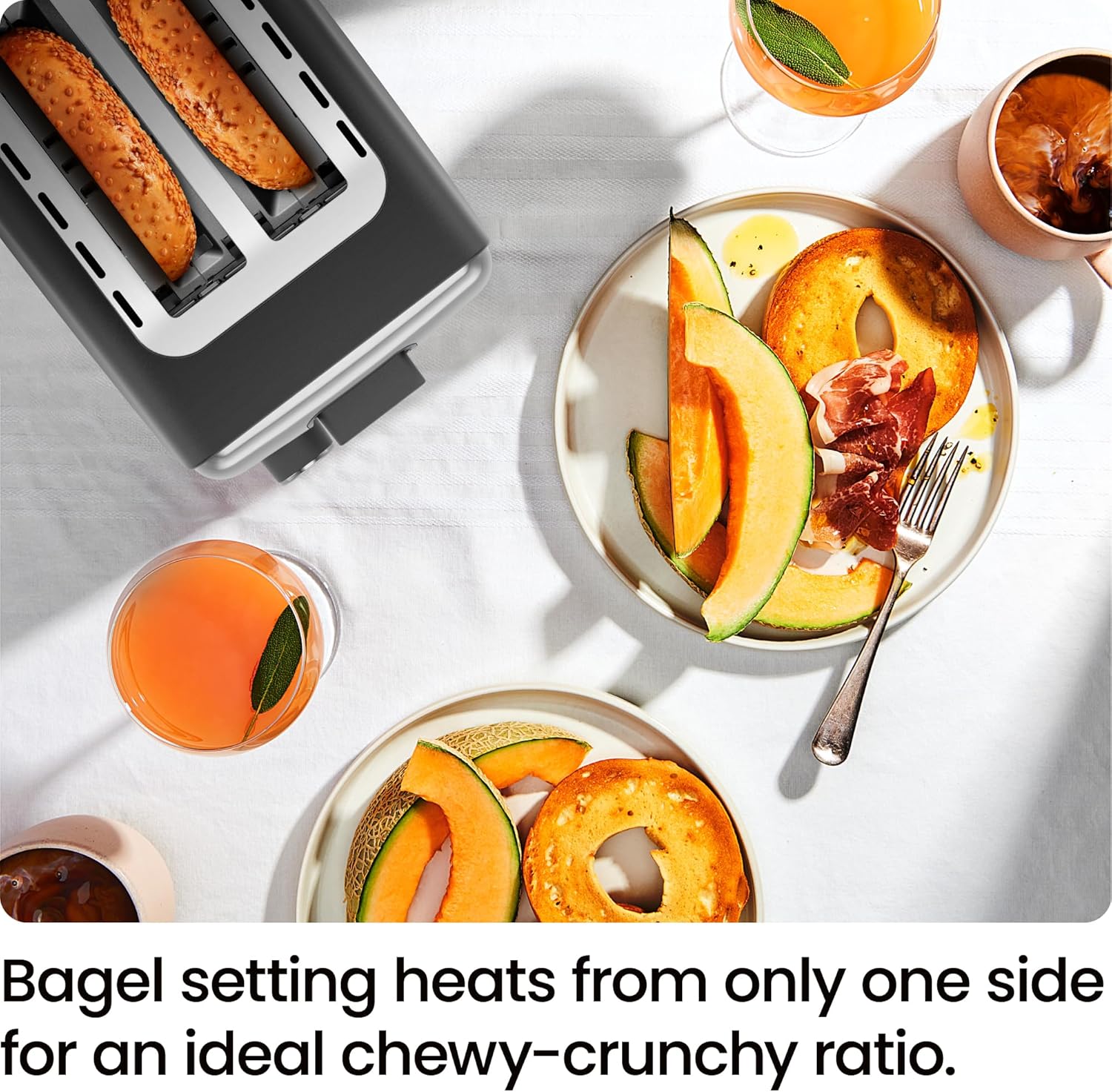 Chefman 2 Slice Toaster, 7 Shade Settings, Removable Crumb Tray, Thick Bread and Bagel Toaster with Defrost and Cancel Buttons – Black - Image 5