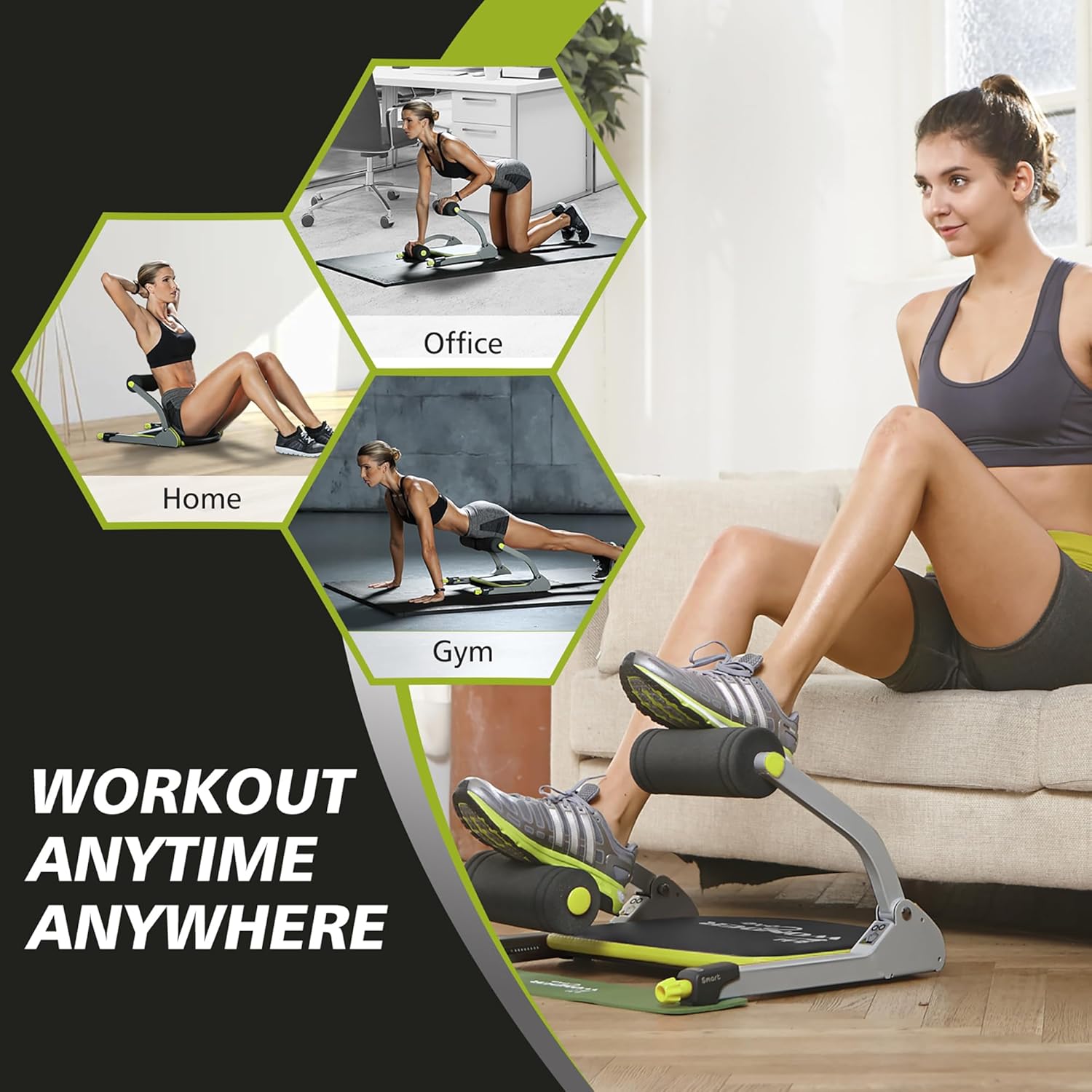 WONDER CORE SMART, Ab Machine, Ab Workout Equipment, Sit Up Machine & Exercise Equipment, Ab Crunch Machine for Stomach Workout, Ab Core Trainer Abdominal Machine for Home Gym - Image 8