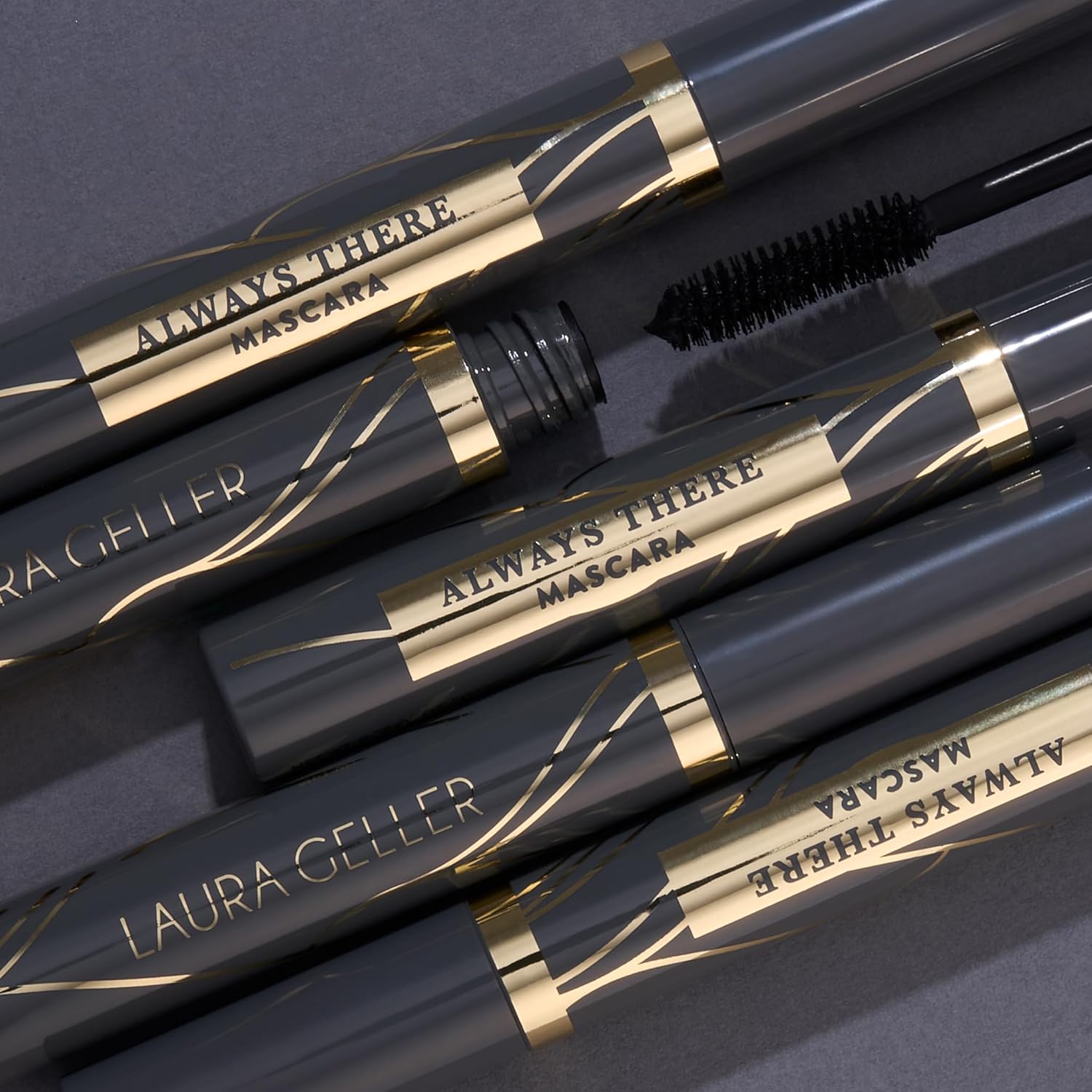 LAURA GELLER NEW YORK LAURA GELLER Always There Waterproof Lengthening Mascara in Black | - Lengthening, Defining, Curling, Buildable Formula Eye Makeup- Innovative Lengthening Brush- 1 count - Image 5