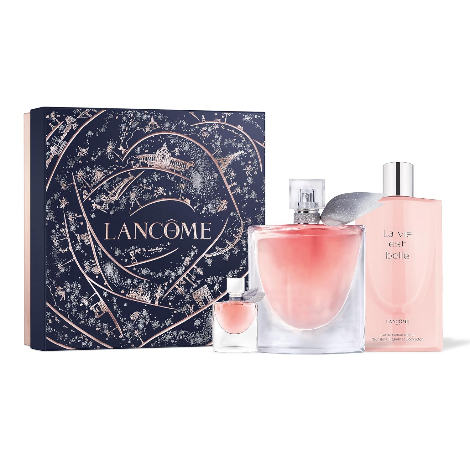 Lancôme La Vie Est Belle Inspirations Perfume Gift Set - Full Size Eau de Parfum, Mini Eau de Parfum & Scented Body Lotion - Limited Edition - Image 2