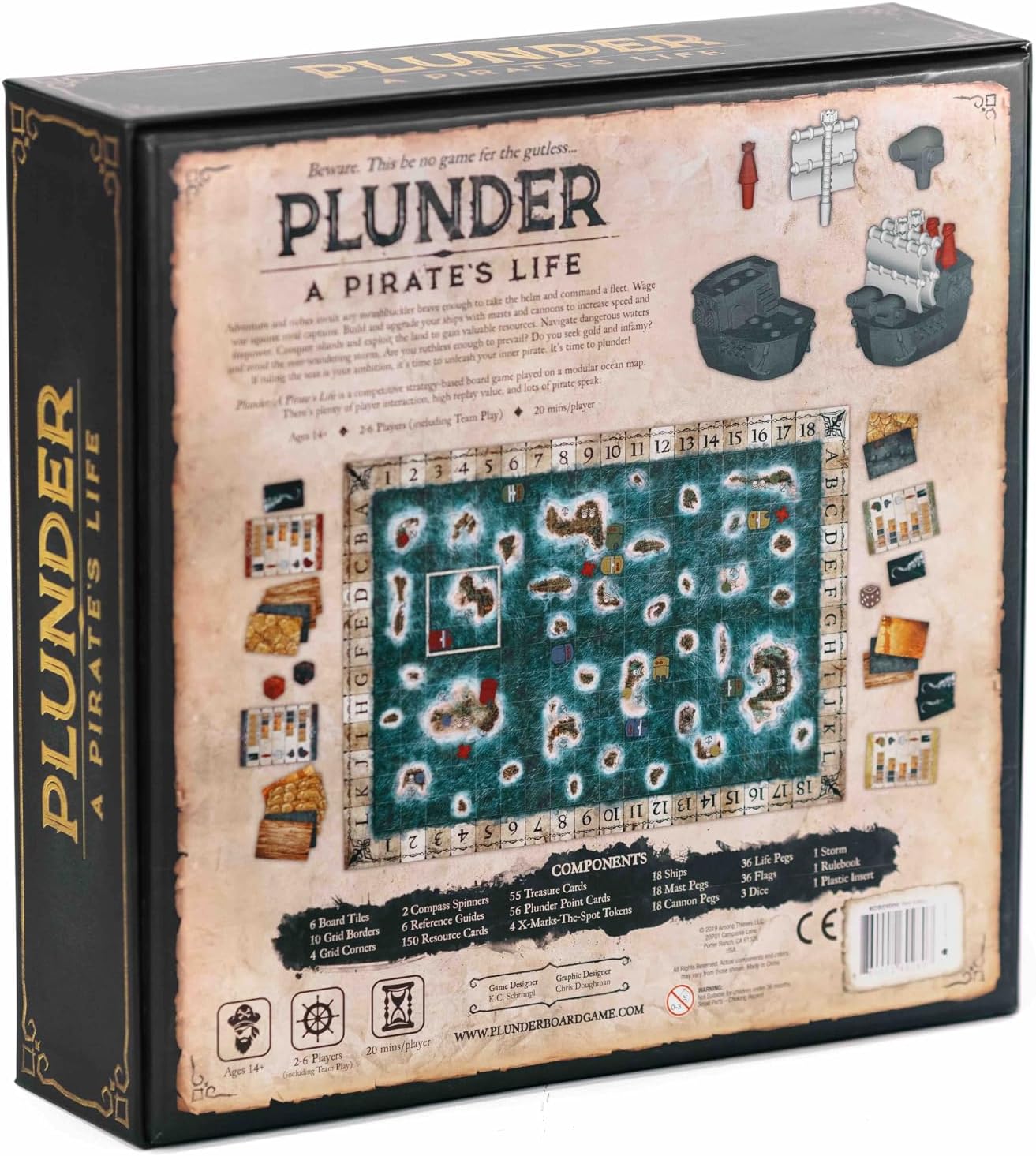 Plunder - Family Board Games - Board Games for Adults and Kids - Strategy Board Games - Fun Family Game Night - Ages 10 and Up - 2 to 6 Players - Image 3