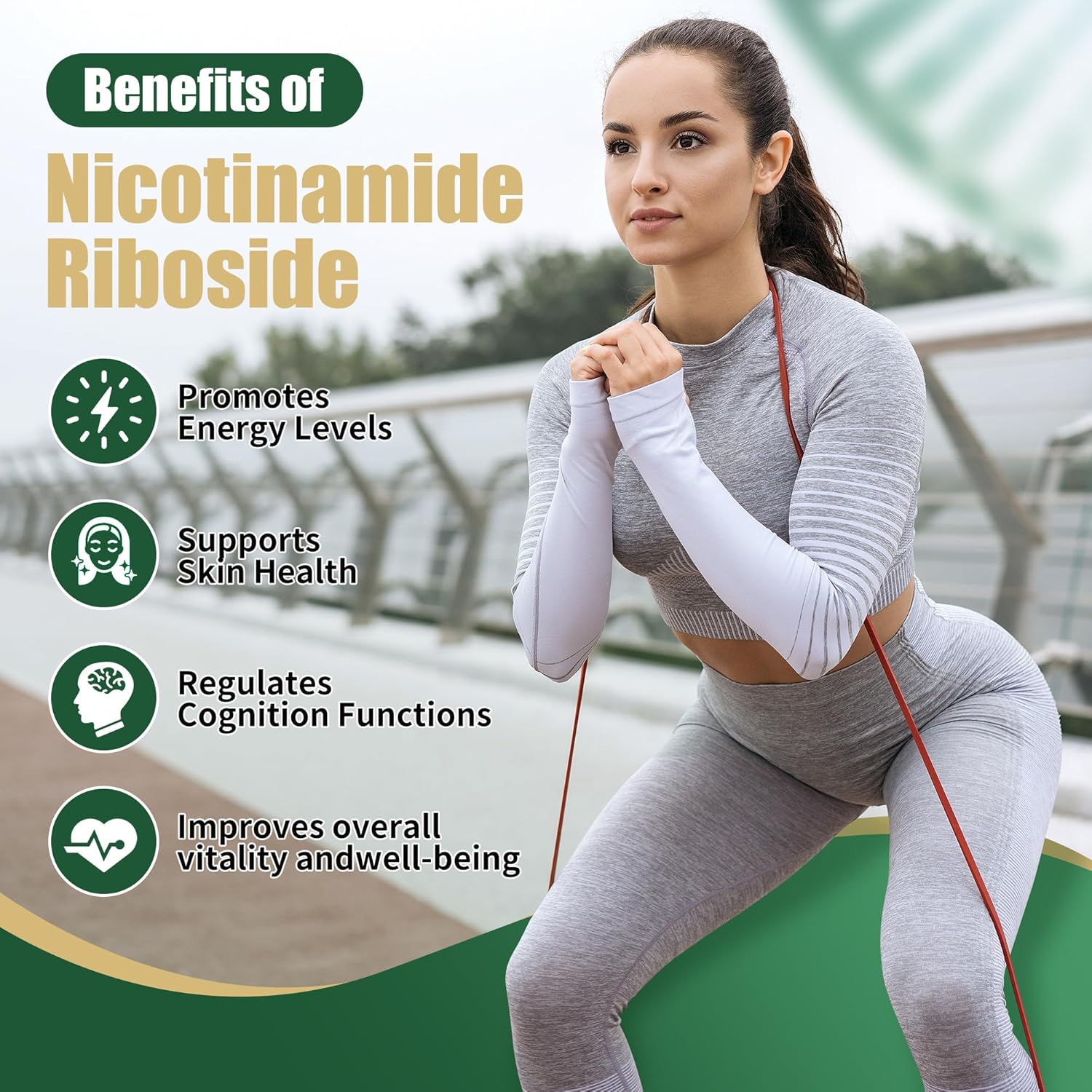 NAD Supplement - Liposomal Nicotinamide Riboside, Resveratrol, Quercetin, NAD Nicotinamide Riboside Resveratrol 900mg, NAD+ Supplement for Men and Women, 80 Capsules 1 Pack - Image 4